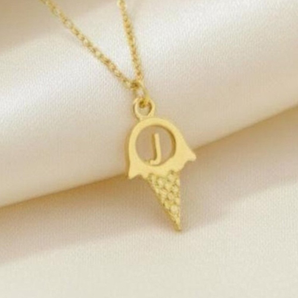 Women Fashion Dress Names - Kalung Es Krim Berongga Mode Kustom
