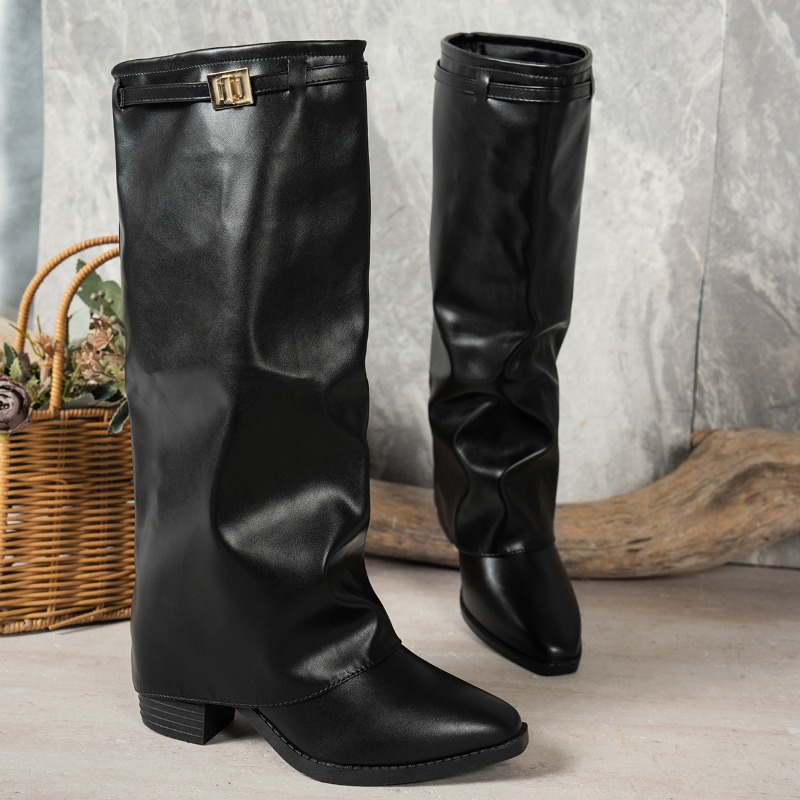 Sepatu Bot Wanita Setinggi Lut - Women'S Fashion Knee High Boots ulasan dan harga