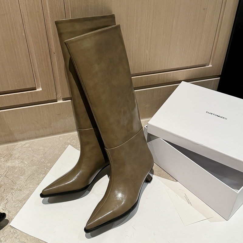 QUTAA Berita Fashion Sepatu Bo - Women'S Fashion Knee High Boots ulasan dan harga