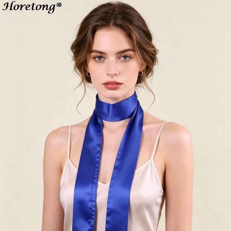 Horetong 2026 Syal Satin Baru  - Women Fashion Necktie ulasan dan harga