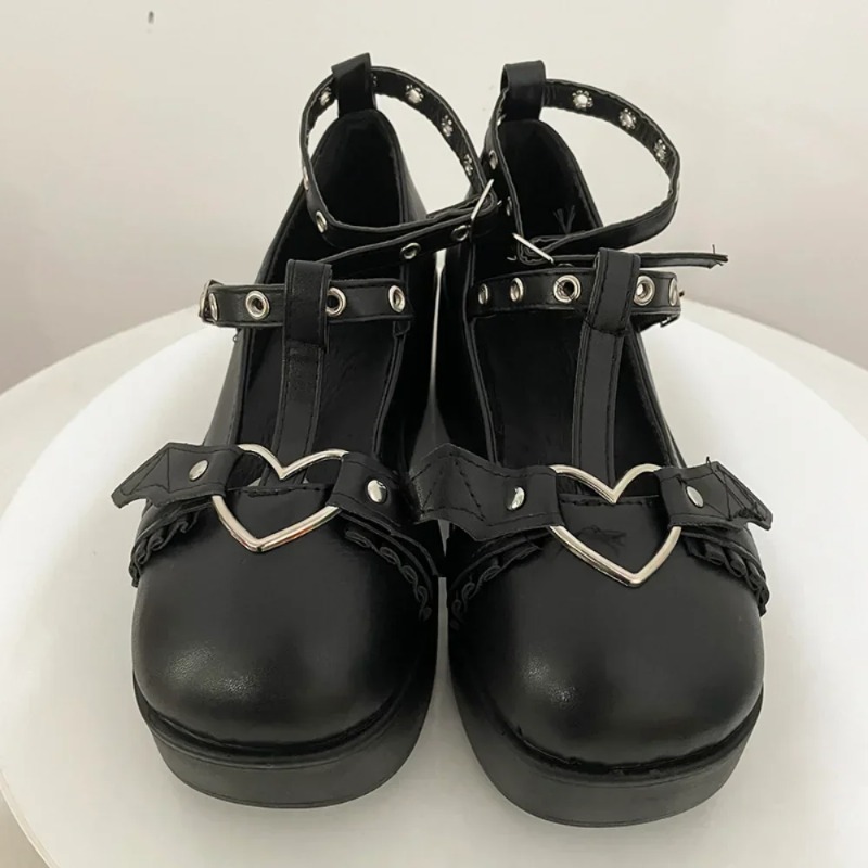 Sepatu Mary Janes Wedges Gespe - Women'S Fashion Shoes ulasan dan harga