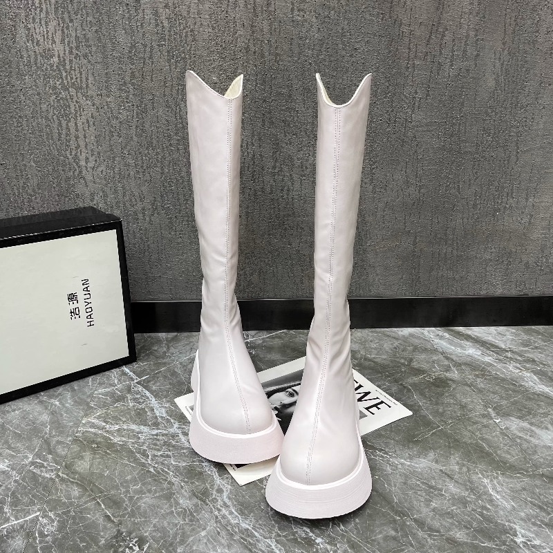 Sepatu Bot Tinggi Wanita Model - Women'S Fashion Korea ulasan dan harga