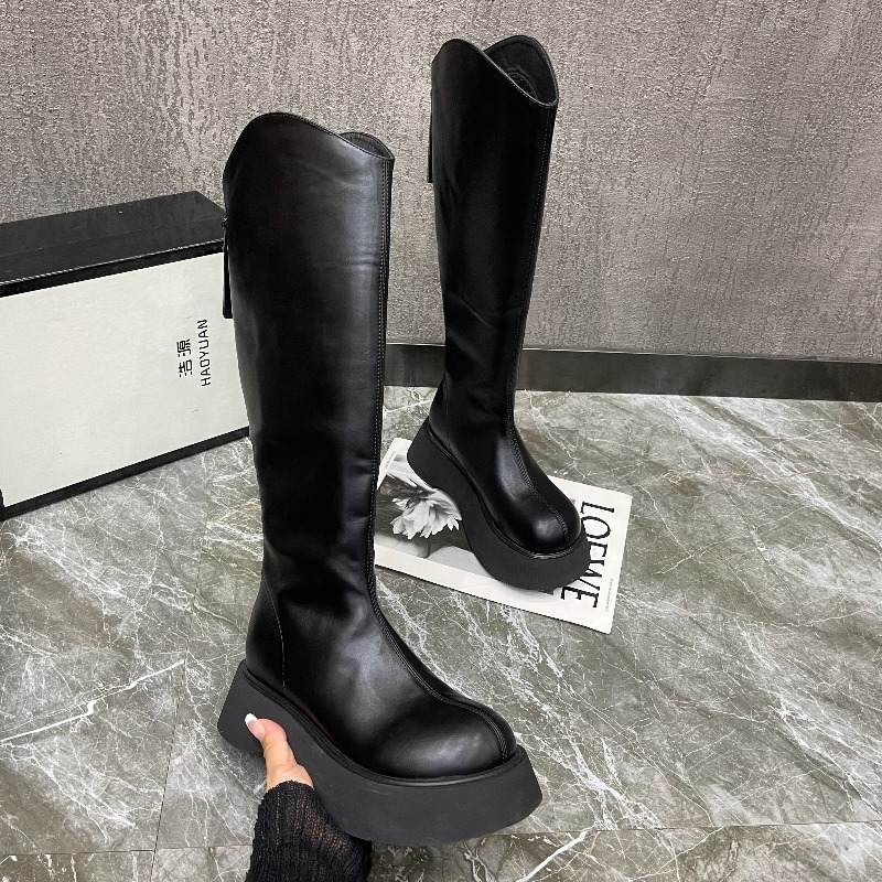 Sepatu Bot Tinggi Wanita Model - Women'S Fashion Korea ulasan dan harga