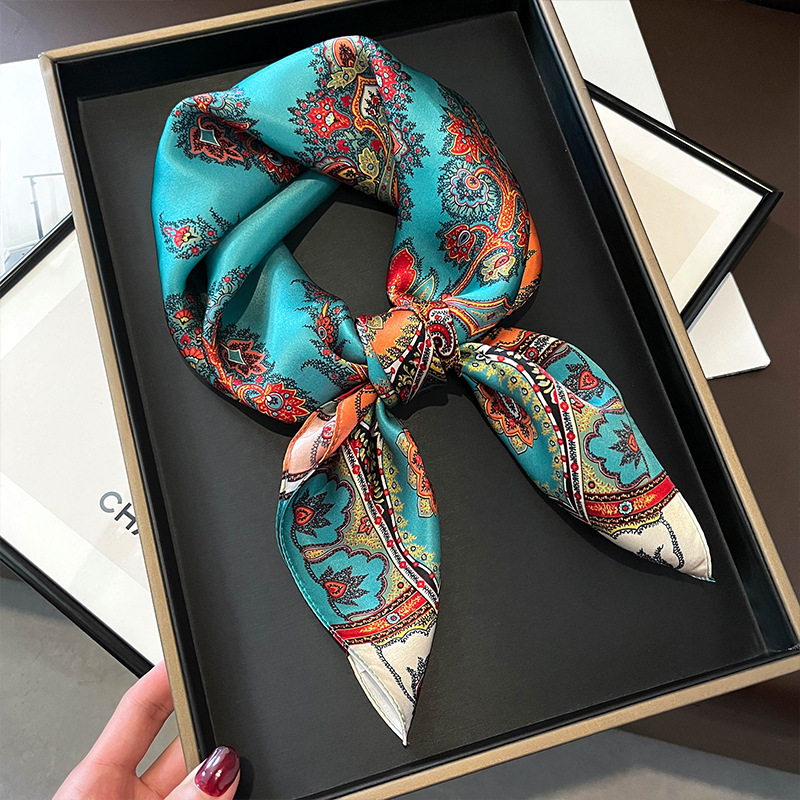 100% sutra asli syal persegi d - Women Fashion Necktie ulasan dan harga