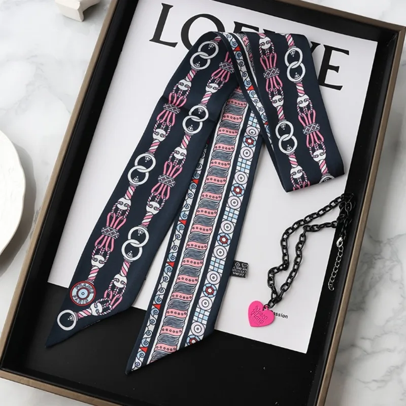Syal Sutra Tipis Modis untuk W - Women Fashion Necktie ulasan dan harga