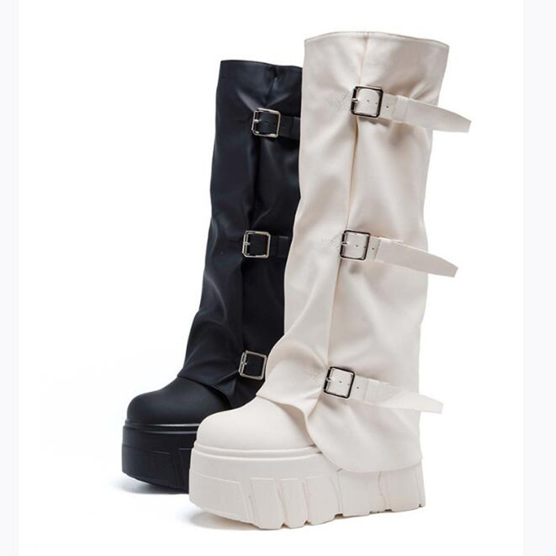 Sepatu Boots Wanita Platform T - Women'S Fashion Knee High Boots ulasan dan harga